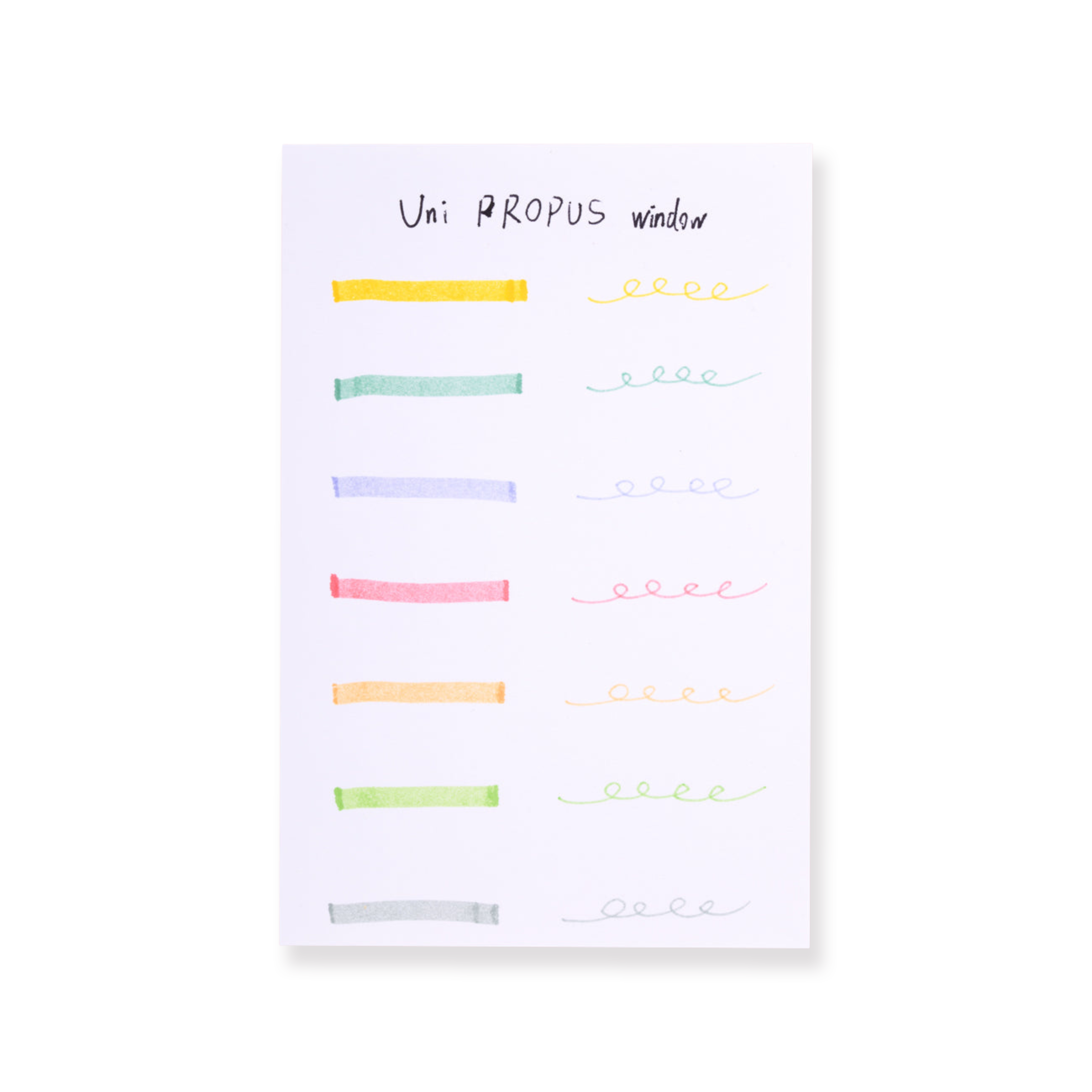 Resaltador de doble cara Uni Propus Window - Violeta claro - Nuevo color 2020