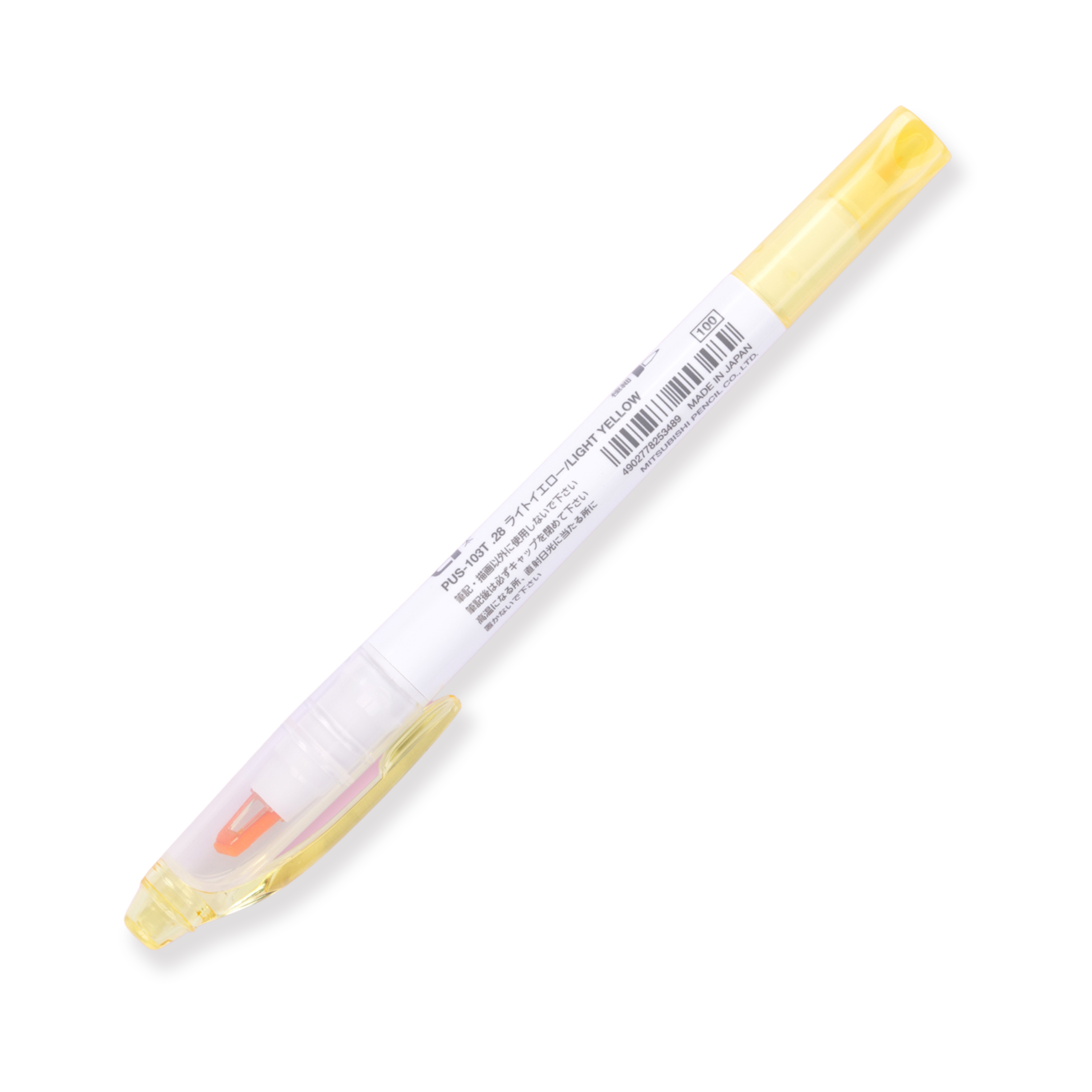 Uni Propus Window Double-Sided Highlighter - Light Yellow - 2020 New Color