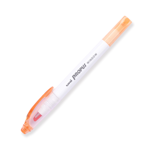 Uni Propus Window Double-Sided Highlighter - Smoke Orange - 2020 New Color