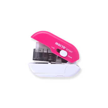 Versatile 3 in 1 Stapleless Stapler - Pink - Stationery Pal