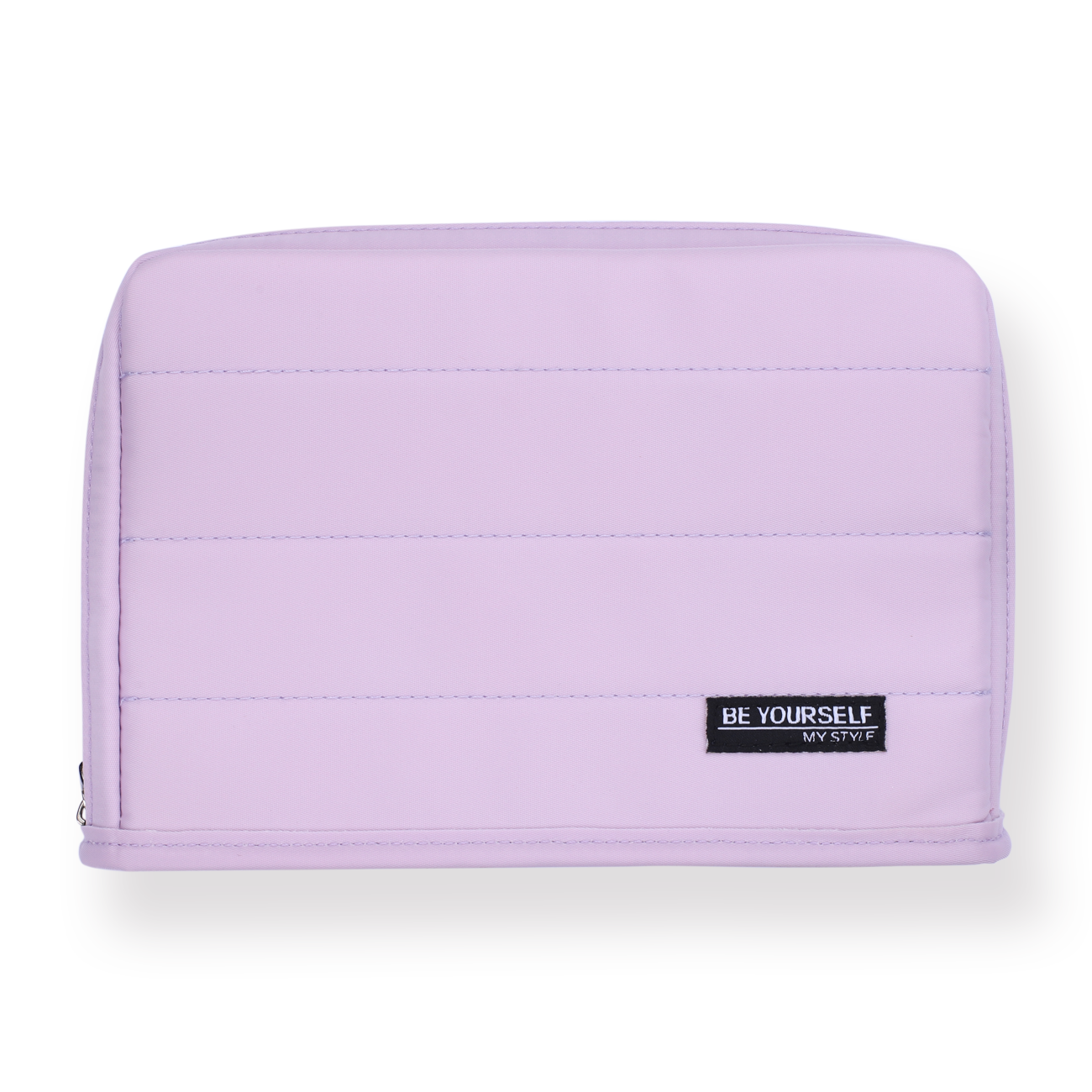 Stationery Pal Pastel Zippered Large Pencil Case - Purple