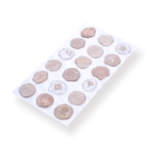 Vintage 3D Wax Seal Stamp Stickers - Amber Candy - Stationery Pal