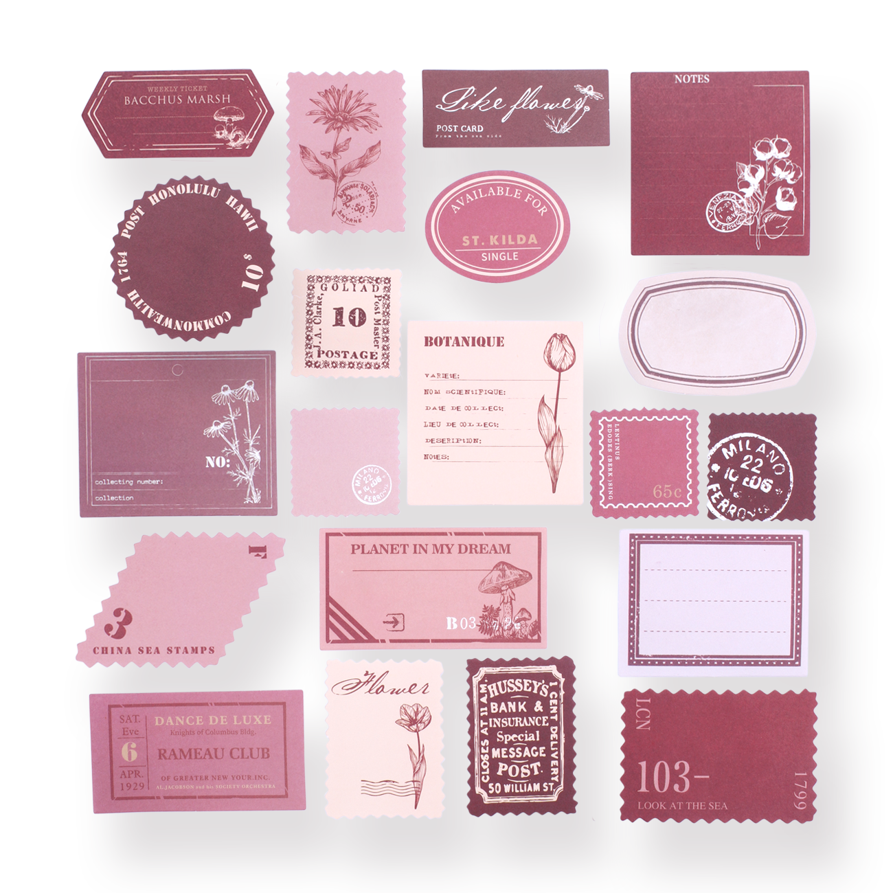 Postage Stamp Sticker Pack 10 Stickers Aesthetic Stickers Cute Stickers -   Finland