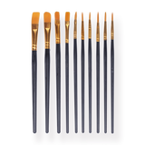 Watercolor Brush Set - Black - Stationery Pal