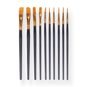 Watercolor Brush Set - Black - Stationery Pal