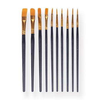 Watercolor Brush Set - Black - Stationery Pal