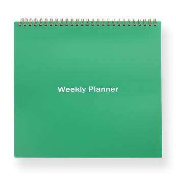 Weekly Planner - Green - Stationery Pal