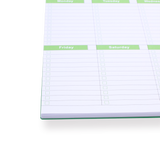 Weekly Planner - Green - Stationery Pal