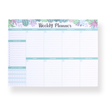 Weekly Planner Notepad - A - Stationery Pal