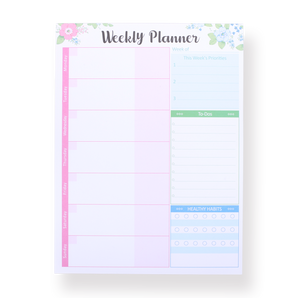 Weekly Planner Notepad - B - Stationery Pal