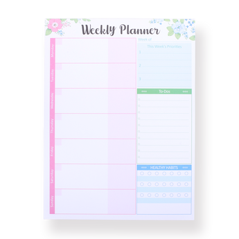 Weekly Planner Notepad - B - Stationery Pal