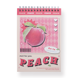 Weekly Planner Ring Notebook - Peach - Stationery Pal