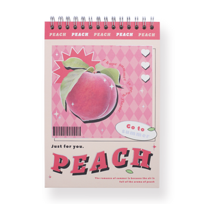 Weekly Planner Ring Notebook - Peach - Stationery Pal