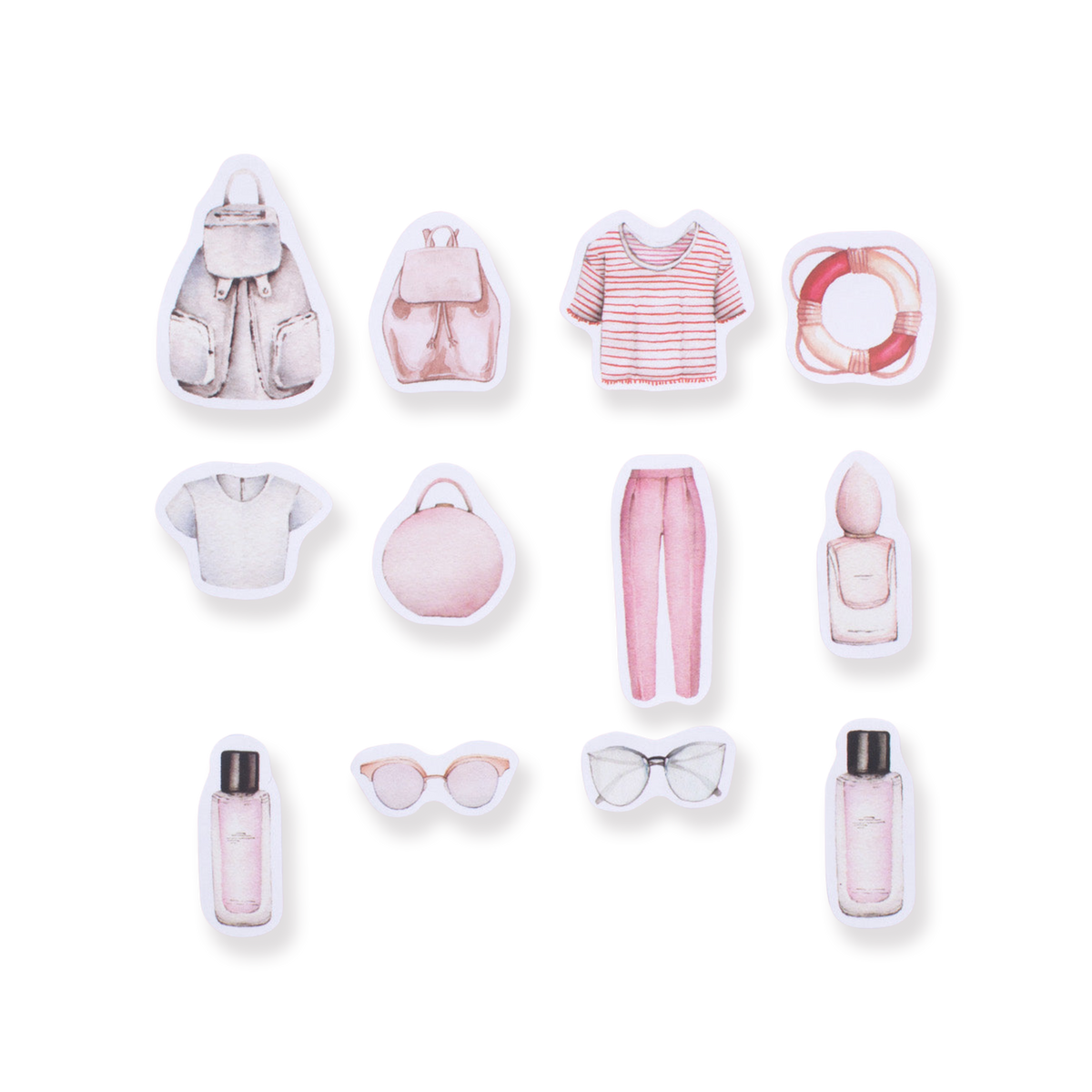 Pegatinas de ropa de mujer — Stationery Pal