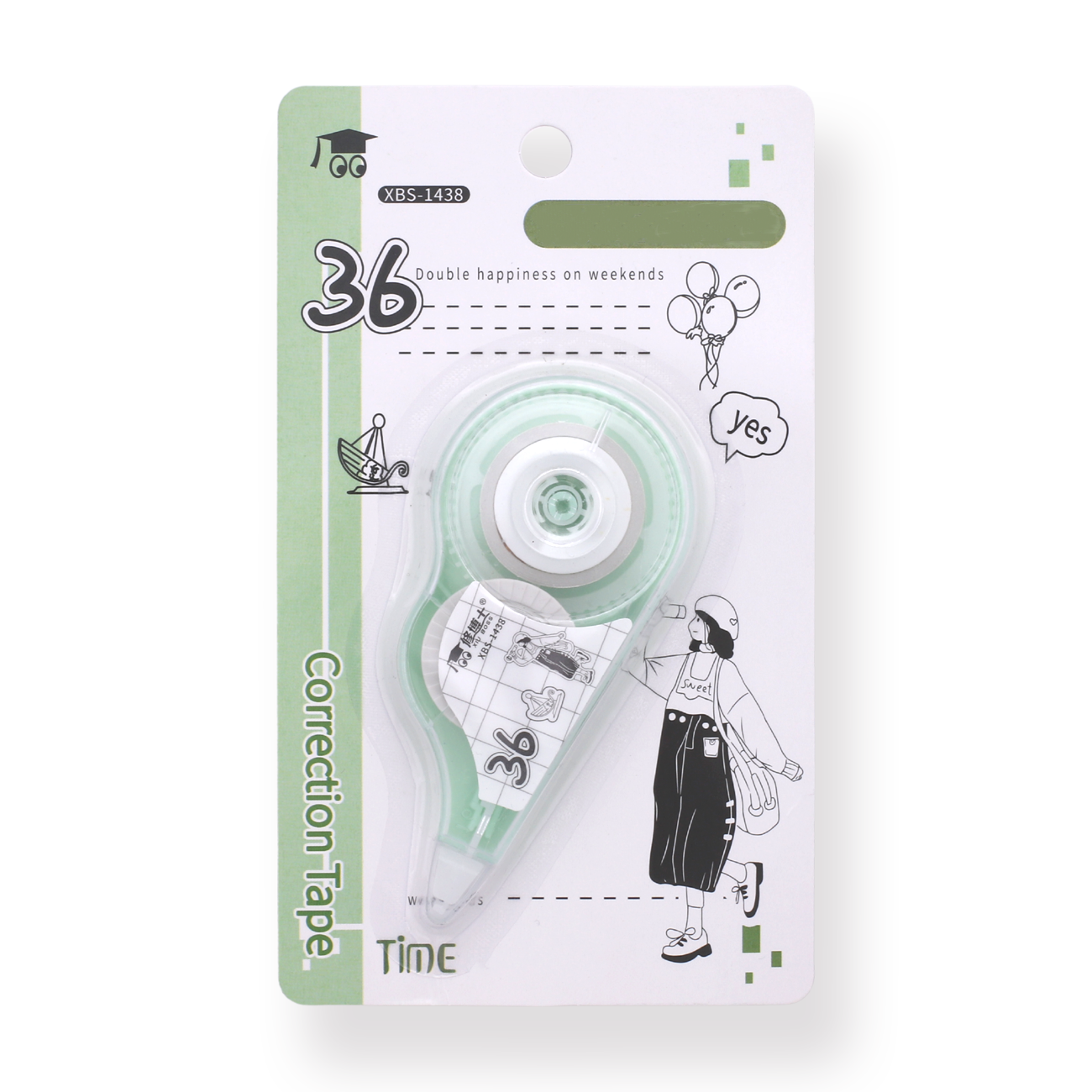 Girl Correction Tape - 5 mm x 5 m - Stationery Pal