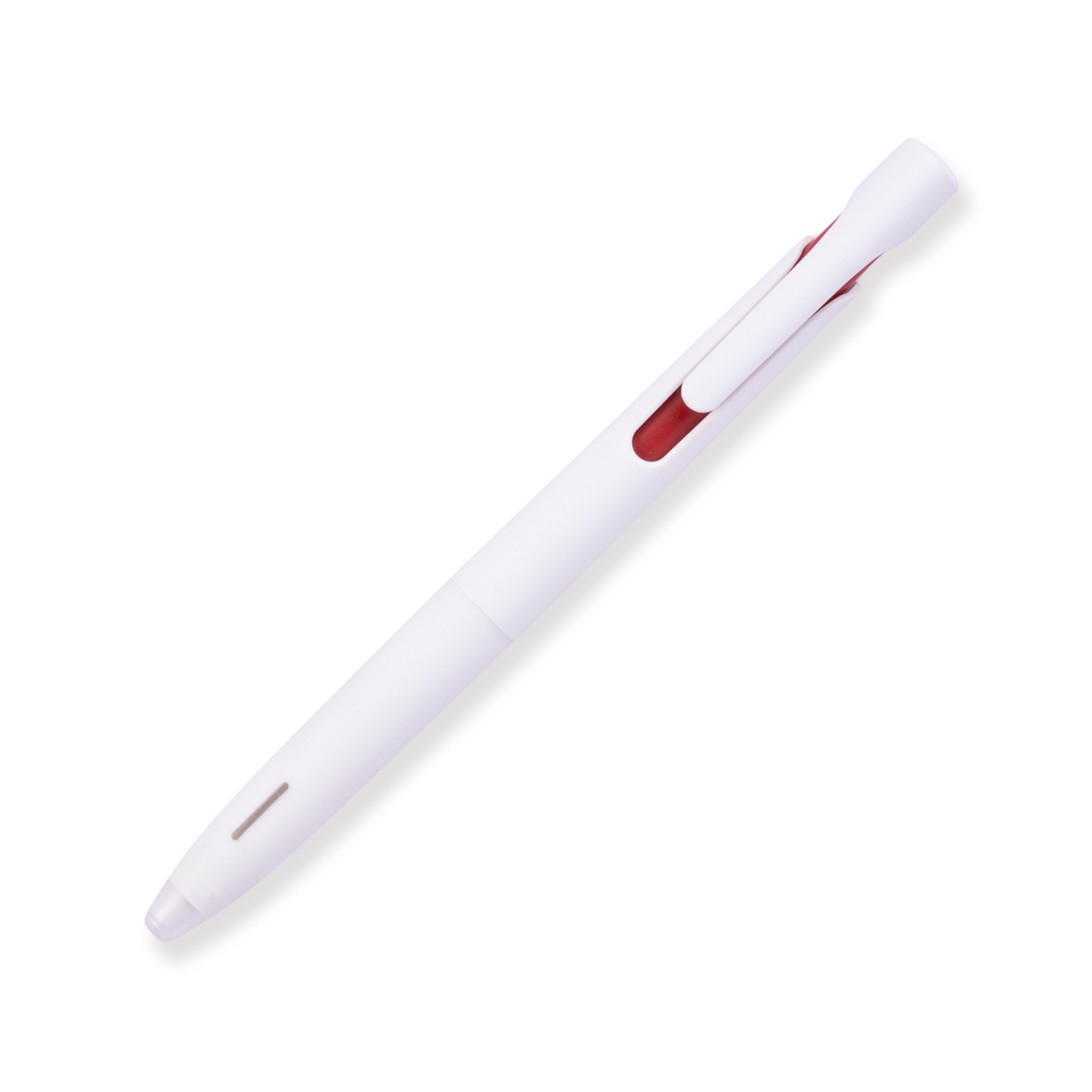 Zebra Blen Pen - 0,5 mm - Weißer Schaft - Rote Tinte
