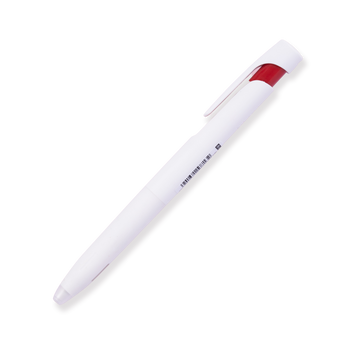 Zebra Blen Pen - 0.5 mm - White Body - Red Ink - Stationery Pal