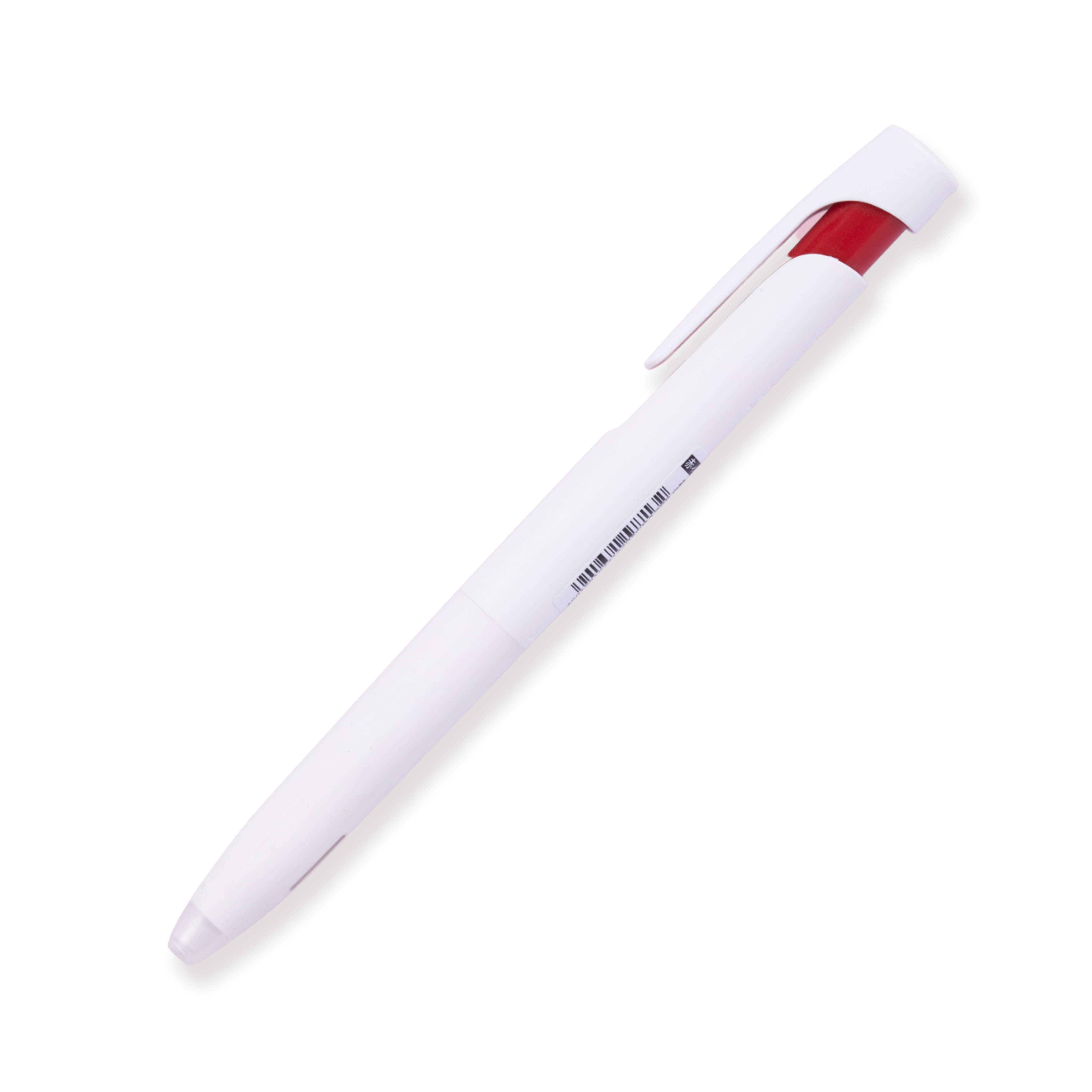 Bolígrafo Zebra Blen - 0,5 mm - Cuerpo blanco - Tinta roja