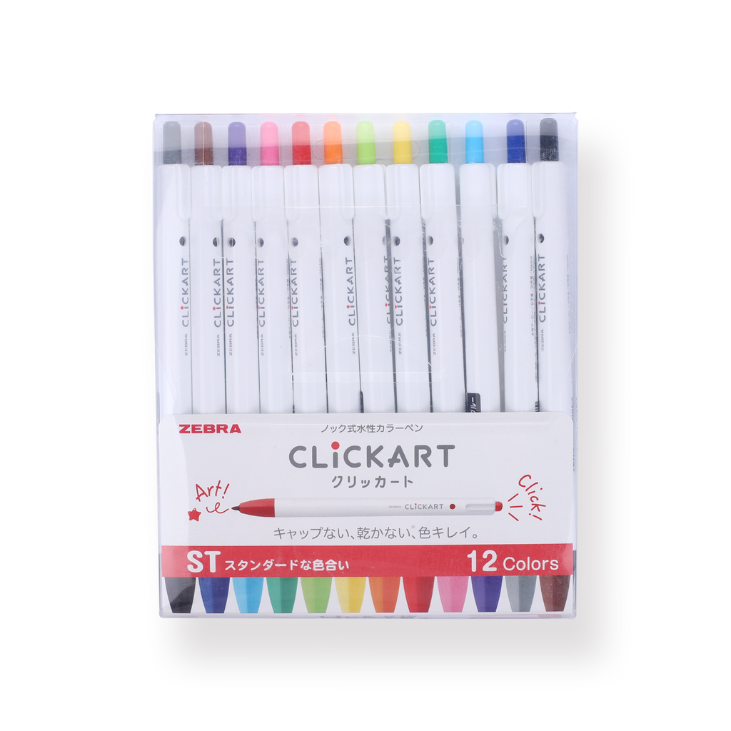Clickart Retractable Pen Marker - Palette 1