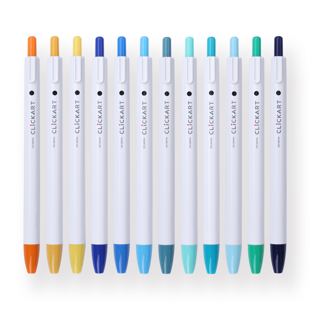 Zebra Clickart Retractable Sign Pen - 0.6 mm - 36 Color Set - Stationery Pal