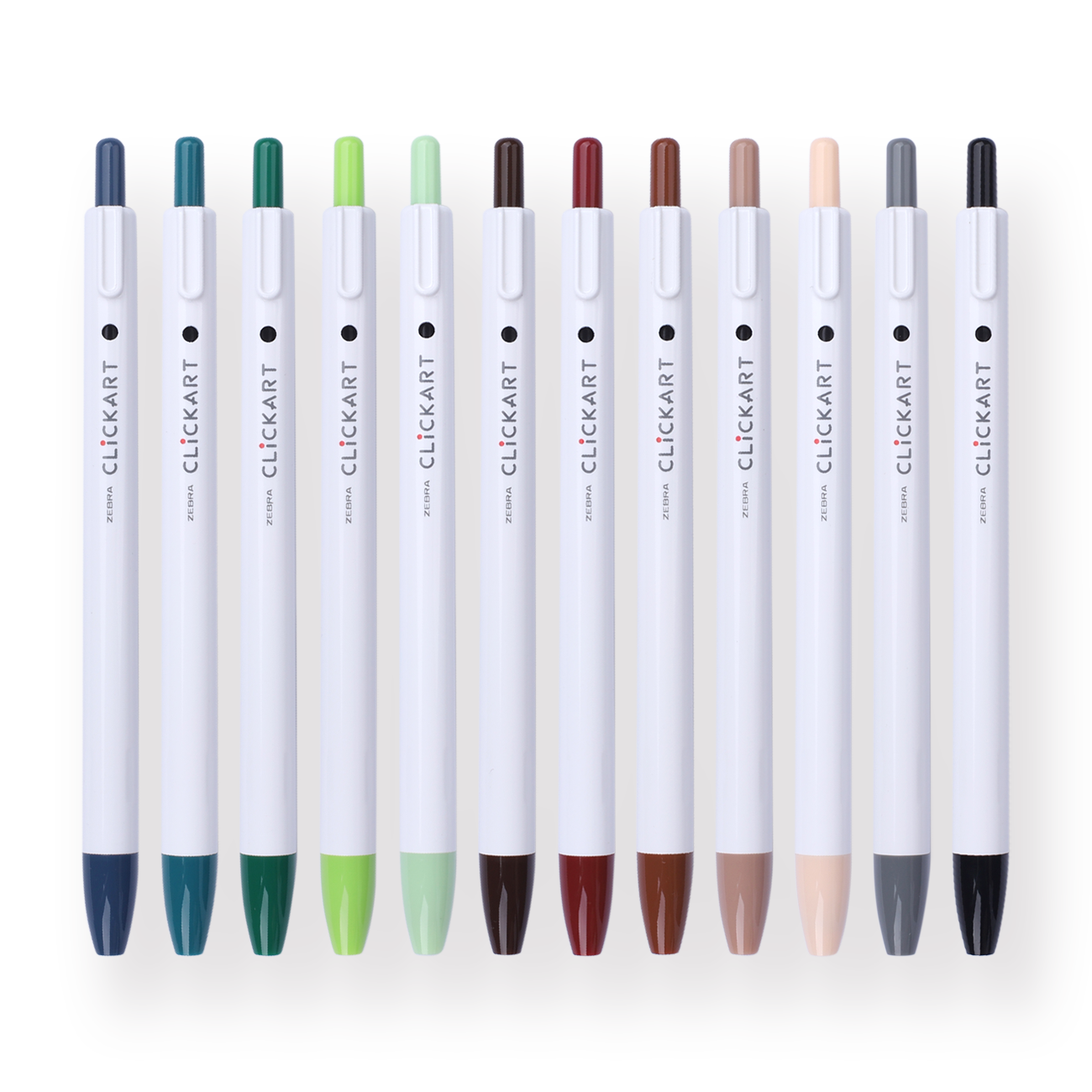 Zebra Clickart Retractable Sign Pen - 0.6 mm - 36 Color Set - Stationery Pal