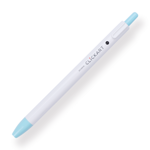 Zebra Clickart Retractable Sign Pen - 0.6 mm - Aqua Blue - Stationery Pal