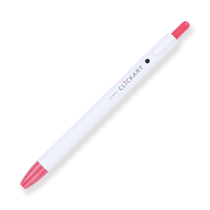 Zebra Clickart Retractable Sign Pen - 0.6 mm - Baby Red - Stationery Pal