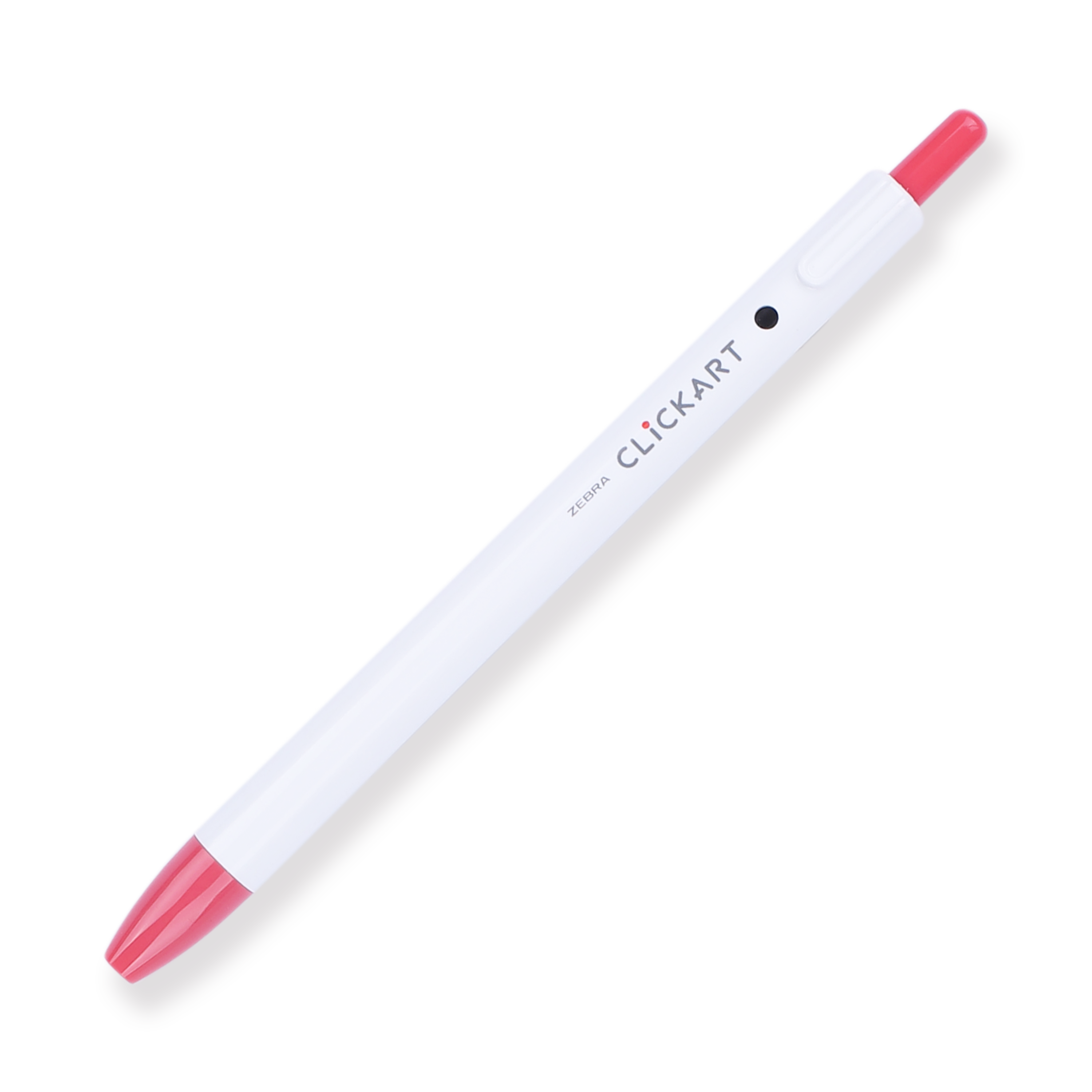 Zebra Clickart Retractable Sign Pen - 0.6 mm - Baby Red - Stationery Pal