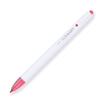 Zebra Clickart Retractable Sign Pen - 0.6 mm - Baby Red - Stationery Pal