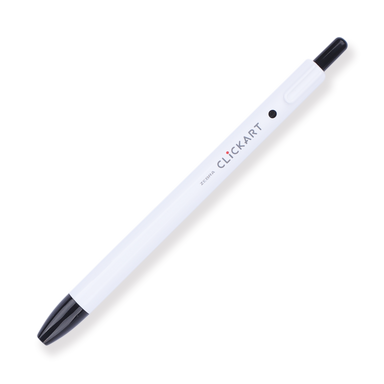 Zebra Clickart Retractable Sign Pen - 0.6 mm - Black - Stationery Pal
