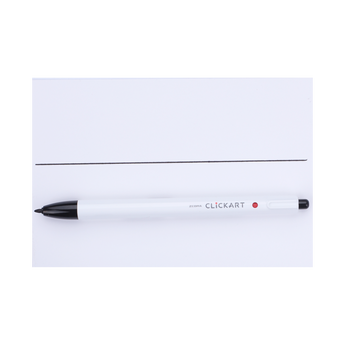 Zebra Clickart Retractable Sign Pen - 0.6 mm - Black - Stationery Pal