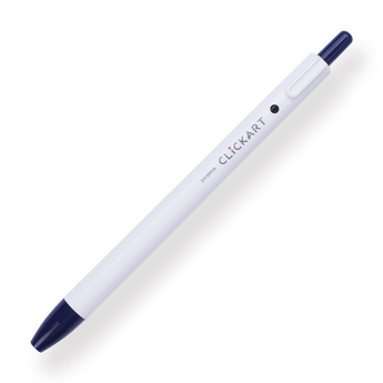 Zebra Clickart Retractable Sign Pen - 0.6 mm - Blue Black - Stationery Pal