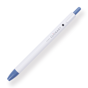 Zebra Clickart Retractable Sign Pen - 0.6 mm - Blue Gray - Stationery Pal