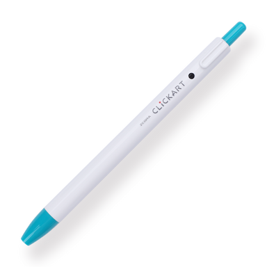 Zebra Clickart Retractable Sign Pen - 0.6 mm - Blue Green - Stationery Pal