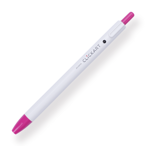 Zebra Clickart Retractable Sign Pen - 0.6 mm - Cherry Pink - Stationery Pal