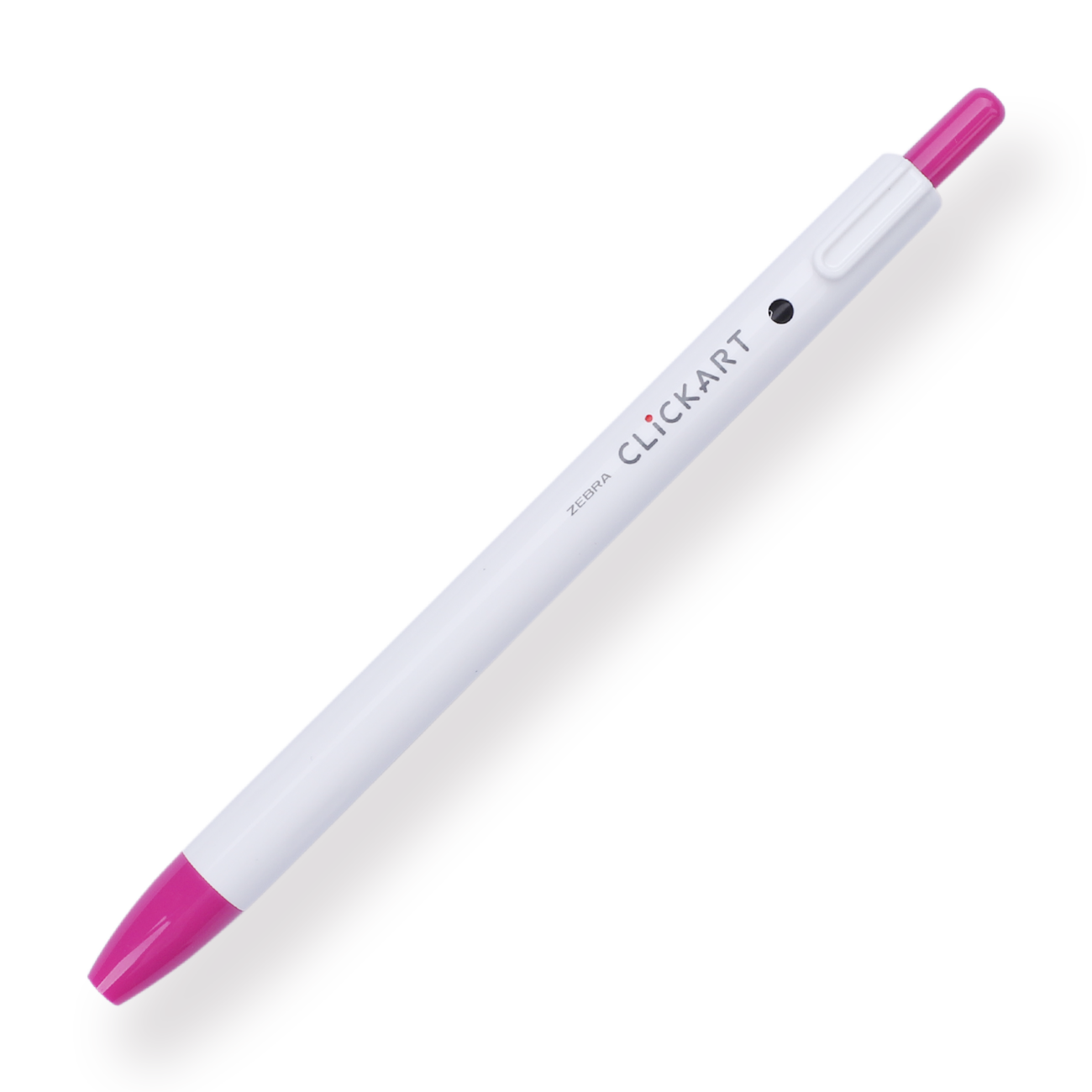 Zebra Clickart Retractable Sign Pen - 0.6 mm - Cherry Pink - Stationery Pal