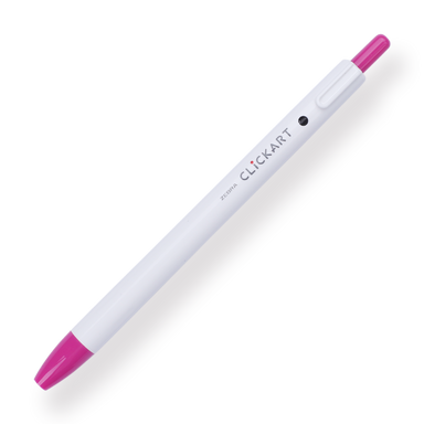 Zebra Clickart Retractable Sign Pen - 0.6 mm - Cherry Pink - Stationery Pal