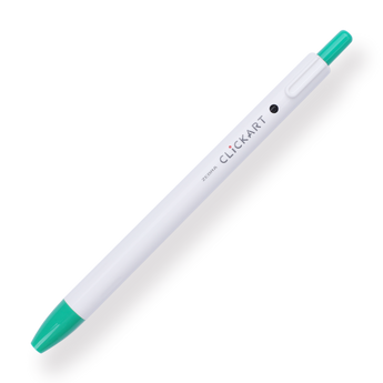 Zebra Clickart Retractable Sign Pen - 0.6 mm - Green - Stationery Pal