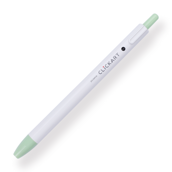 Zebra Clickart Retractable Sign Pen - 0.6 mm - Leaf Green - Stationery Pal