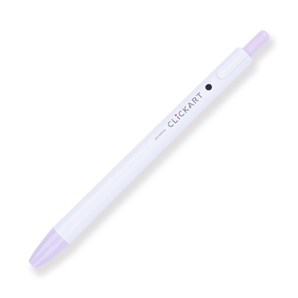 Zebra Clickart Retractable Sign Pen - 0.6 mm - Lilac - Stationery Pal