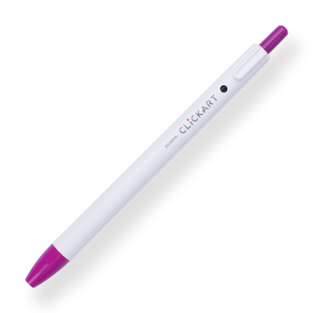 Zebra Clickart Retractable Sign Pen - 0.6 mm - Magenta - Stationery Pal