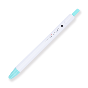 Zebra Clickart Retractable Sign Pen - 0.6 mm - Mint Green - Stationery Pal