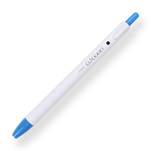 Zebra Clickart Retractable Sign Pen - 0.6 mm - Pale Blue - Stationery Pal