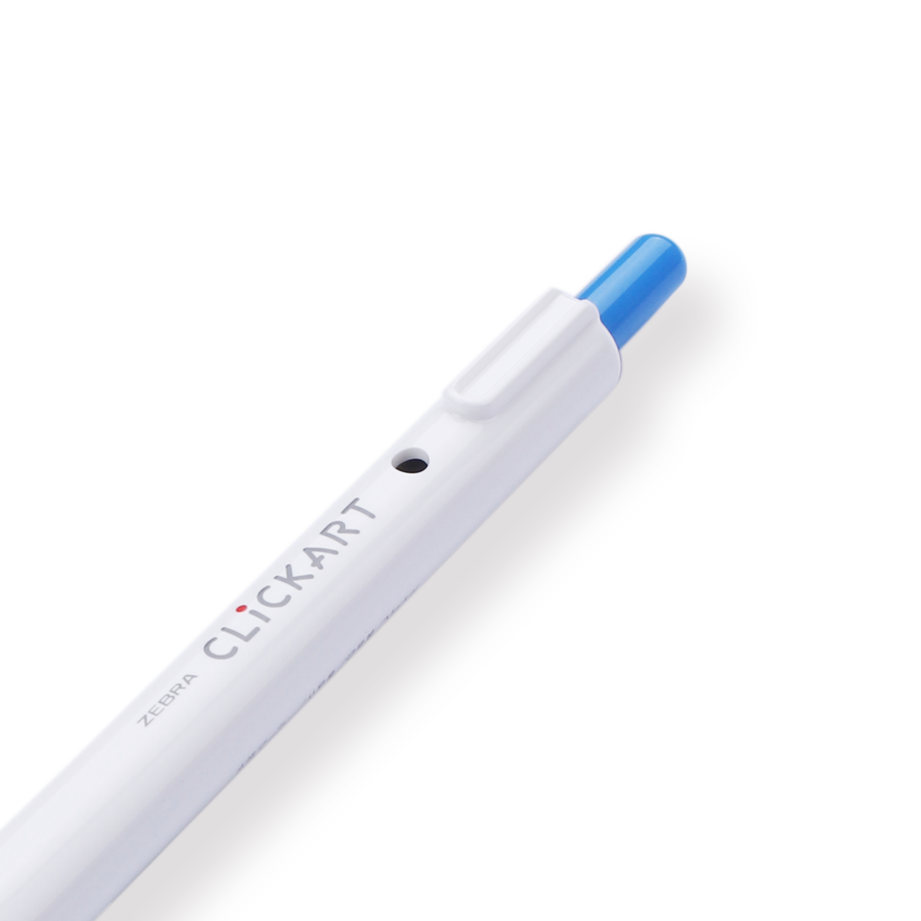 Zebra Clickart Retractable Sign Pen - 0.6 mm - Pale Blue - Stationery Pal