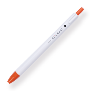 Zebra Clickart Retractable Sign Pen - 0.6 mm - Red Orange - Stationery Pal