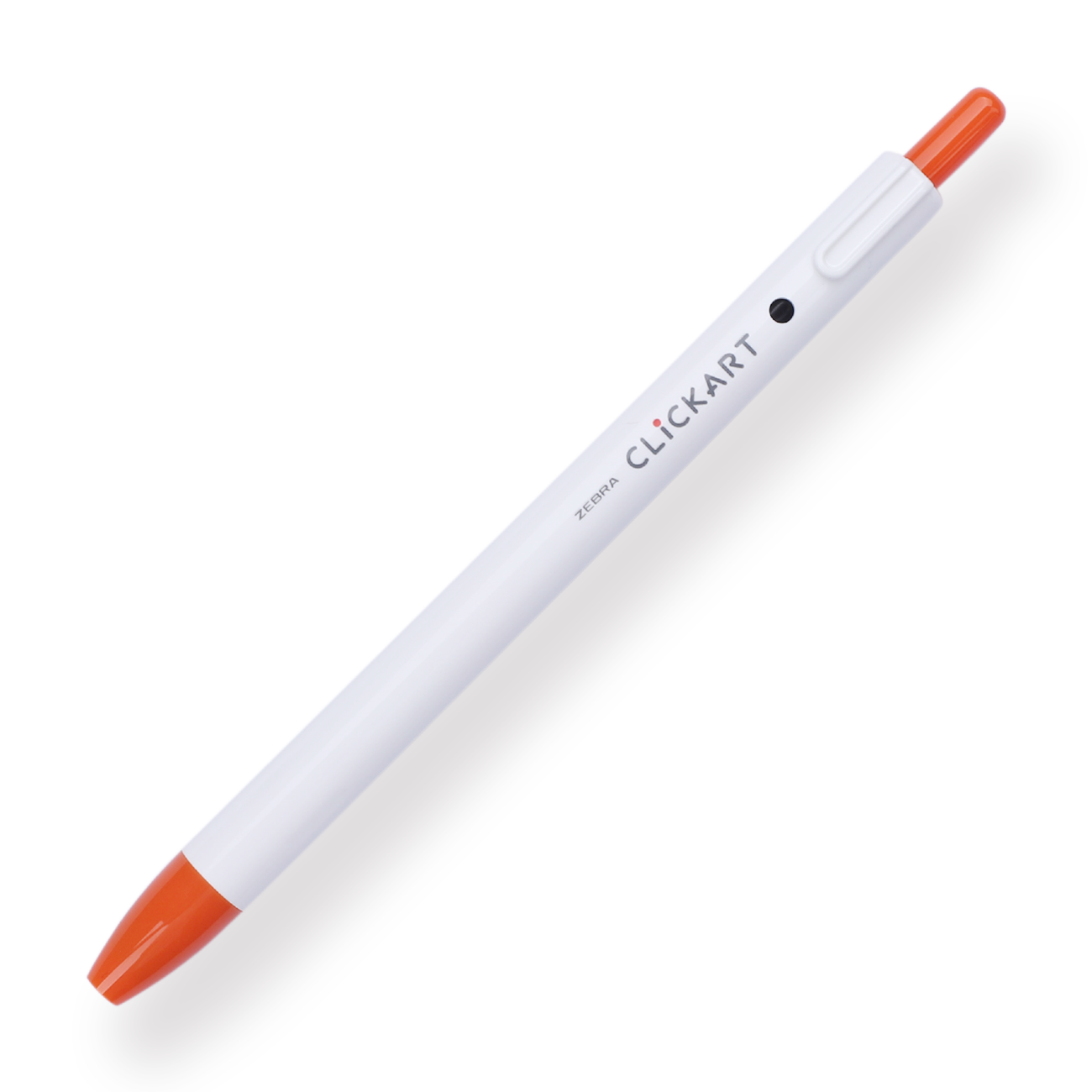 Zebra Clickart Retractable Sign Pen - 0.6 mm - Red Orange - Stationery Pal