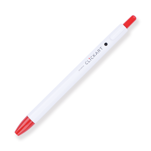 Zebra Clickart Retractable Sign Pen - 0.6 mm - Red - Stationery Pal