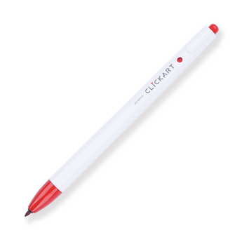 Zebra Clickart Retractable Sign Pen - 0.6 mm - Red - Stationery Pal