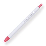 Zebra Clickart Retractable Sign Pen - 0.6 mm - Salmon Pink - Stationery Pal