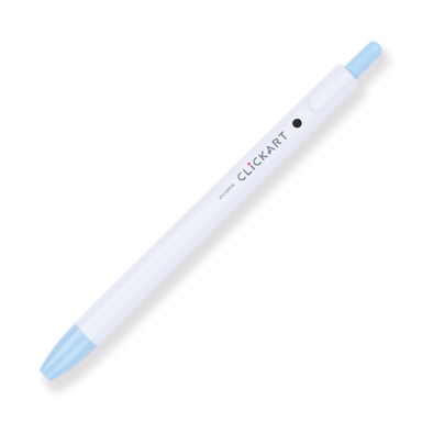Zebra Clickart Retractable Sign Pen - 0.6 mm - Soda Blue - Stationery Pal